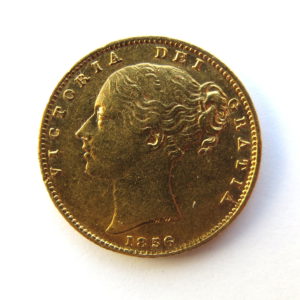 Victoria Gold Sovereign 1856AD-9601