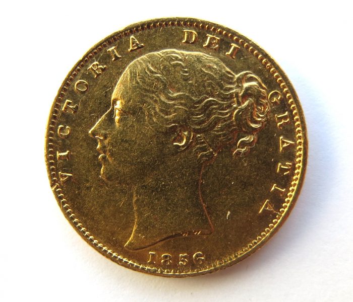 Victoria Gold Sovereign 1856AD-9601