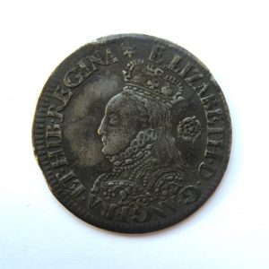Elizabeth I Silver Milled Sixpence 1558-1603AD-9760