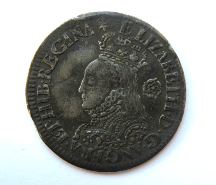 Elizabeth I Silver Milled Sixpence 1558-1603AD-9760