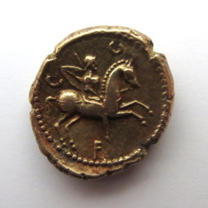 Atrebates Verica Vine Leaf Gold Stater 10-40AD-9871