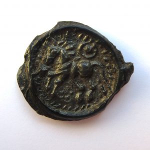 Celtic Gaul Suessiones Bronze Potin 60-30BC-9940