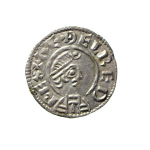 Kings of Wessex Aethelred I Silver Penny 865-871AD-11414