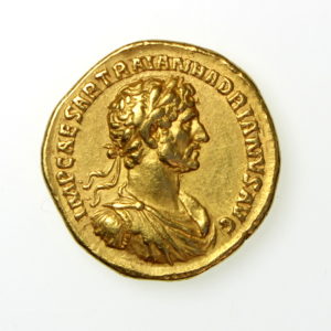 Hadrian Gold Aureus 117-138AD Rome-12631