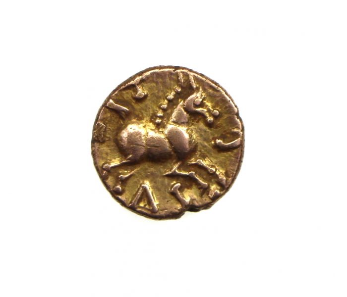Catuvellauni Tasciovanus Gold Quarter Stater 25BC-25AD-11342
