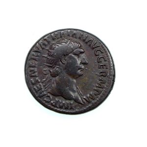 Trajan Bronze Dupondius 98-117AD-11239