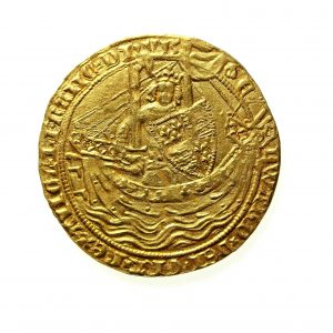 Edward III Gold Noble Pre-treaty 1351-61AD-11519