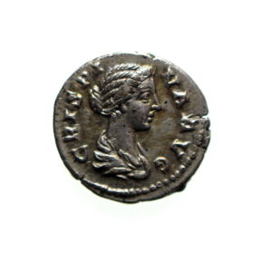 Crispina Silver Denarius w. of Commodus 177-192AD-11522