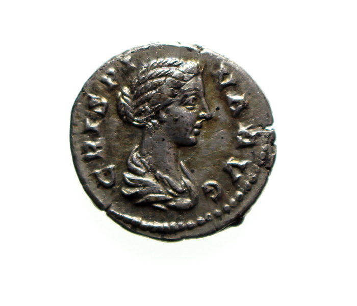 Crispina Silver Denarius w. of Commodus 177-192AD-11522