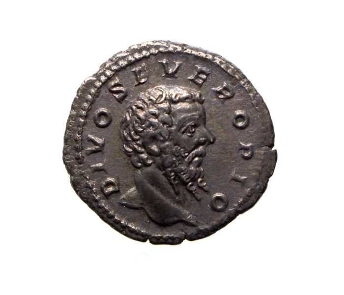 Septimius Severus Silver Denarius 198-217AD (Divus)-11524