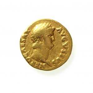 Nero Gold Aureus 54-68AD Rome -11537