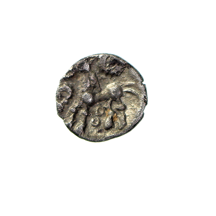 Belgae Silver Unit Danebury Cogwheel Leaves type 60-20BC : Silbury Coins