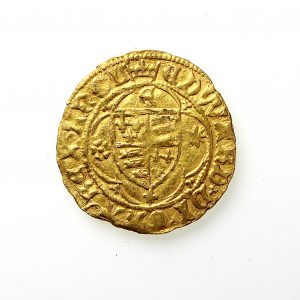 Edward IV Gold Quarter Ryal First Reign 1461-1470AD-11729