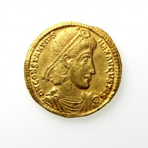 Constantius II Gold Solidus 337-361AD-11746