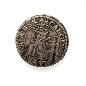 Charles I Silver Threepence 1625-1649AD York -11817