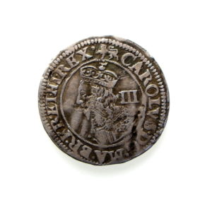 Charles I Silver Threepence 1625-1649AD York -11817