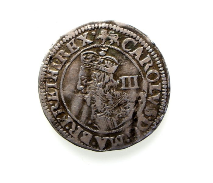 Charles I Silver Threepence 1625-1649AD York -11817