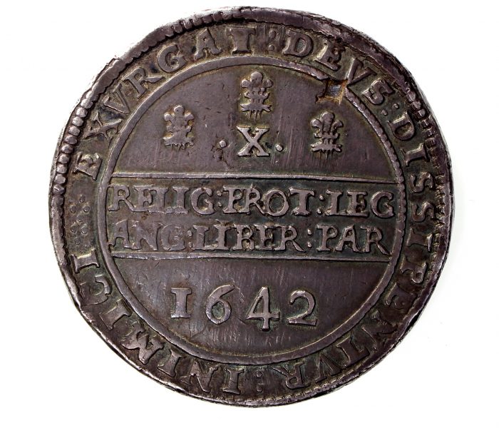 Charles I Silver Half Pound 1625-1649AD Oxford 1642AD-0