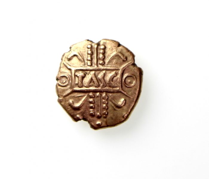 Catuvellauni Tasciovanus Gold Quarter Stater 25BC-25AD-0