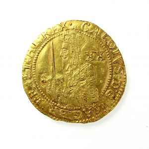 Charles I Gold Unite 1625-1649AD Oxford 1642AD-11948