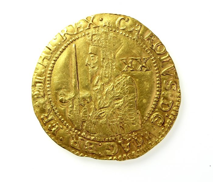 Charles I Gold Unite 1625-1649AD Oxford 1642AD-11948