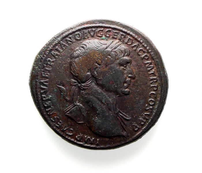 Trajan Bronze Sestertius 98-117AD-11982