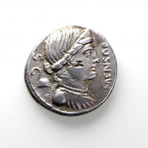 L. Farsulius Mensor Silver Denarius 75BC -12013