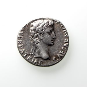 Augustus Silver Denarius 27BC-14AD-12054
