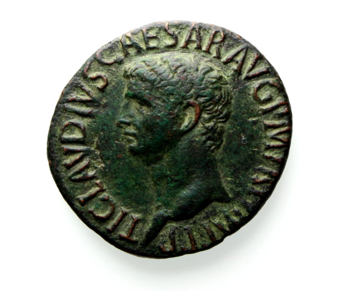 Claudius Bronze As 41-54AD-12056