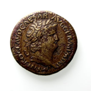 Nero Bronze Sestertius 54-68AD-12057