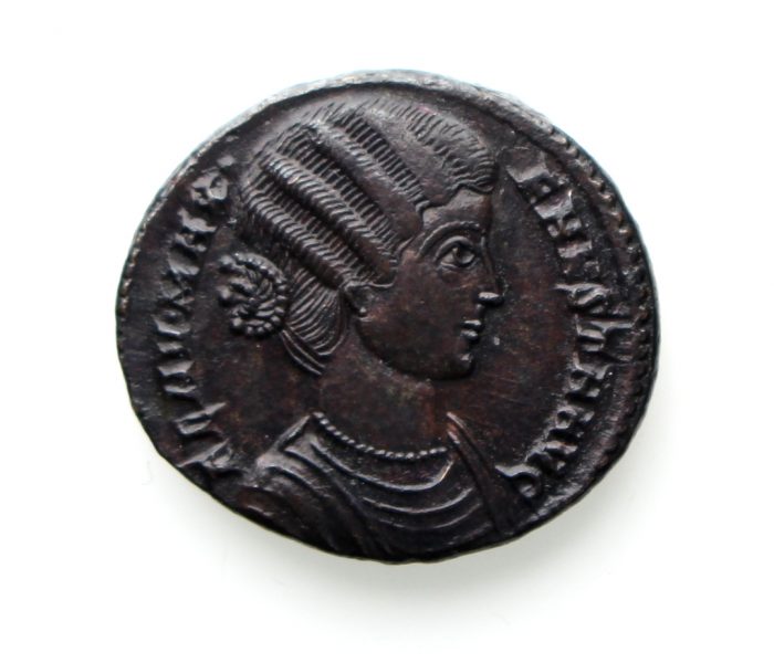The Martock Hoard- Fausta Bronze Nummus 317-324AD Trier-12420