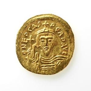 Phocas Gold Solidus 602-610AD Constantinople mint -12202