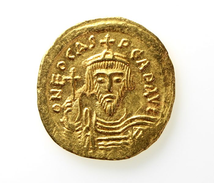 Phocas Gold Solidus 602-610AD Constantinople mint -12202