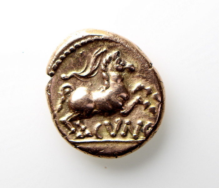 Catuvellauni Cunobelin Gold Stater Classic Type 8-41AD-12256