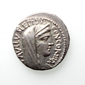 L. Aemilius Lepidus Paullus Silver Denarius 62BC-12232
