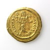 Maurice Tiberius Gold Solidus 532-602AD Constantinople mint-12458