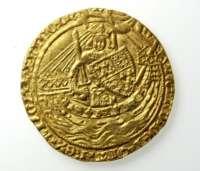 Edward III Gold Noble 1327-1377AD Treaty Period 1361-69AD-12473