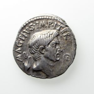 Sextus Pompey Silver Denarius 45-36BC-12570