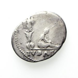 Vespasian Silver Denarius 69-79AD Judaea captive -0