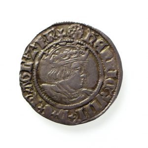 Henry VIII Silver Halfgroat 1509-1547AD-12594