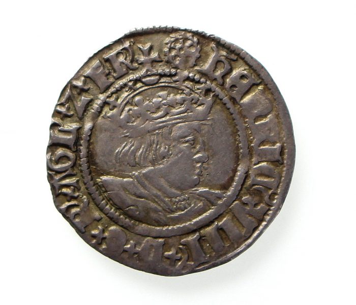 Henry VIII Silver Halfgroat 1509-1547AD-12594