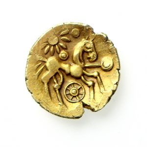 British Remic QC Gold Quarter Stater 50BC-12625