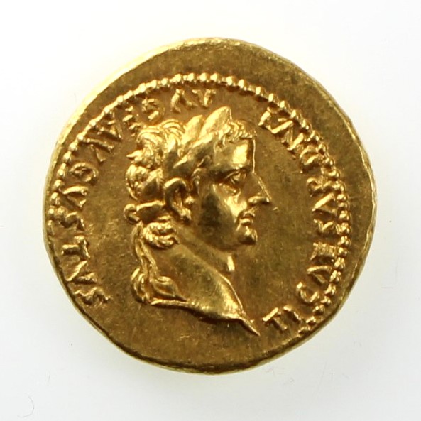 Tiberius Gold Aureus 14-37AD Extremely Fine-12633