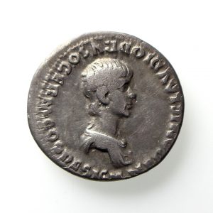 Nero Silver Denarius 54-68AD Pre Reform -12693