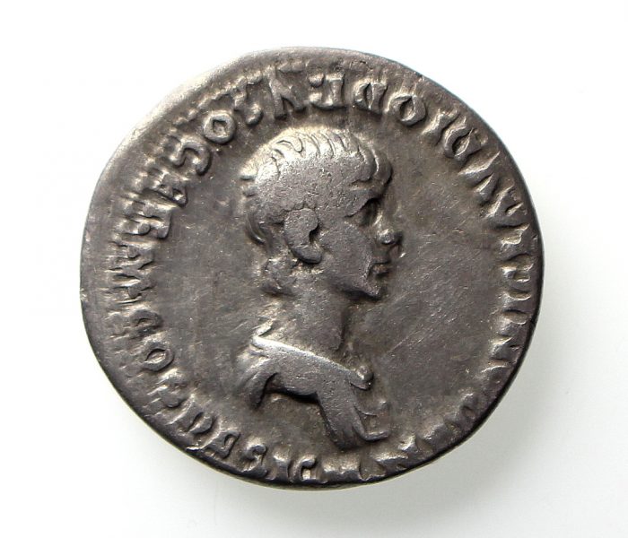 Nero Silver Denarius 54-68AD Pre Reform -12693