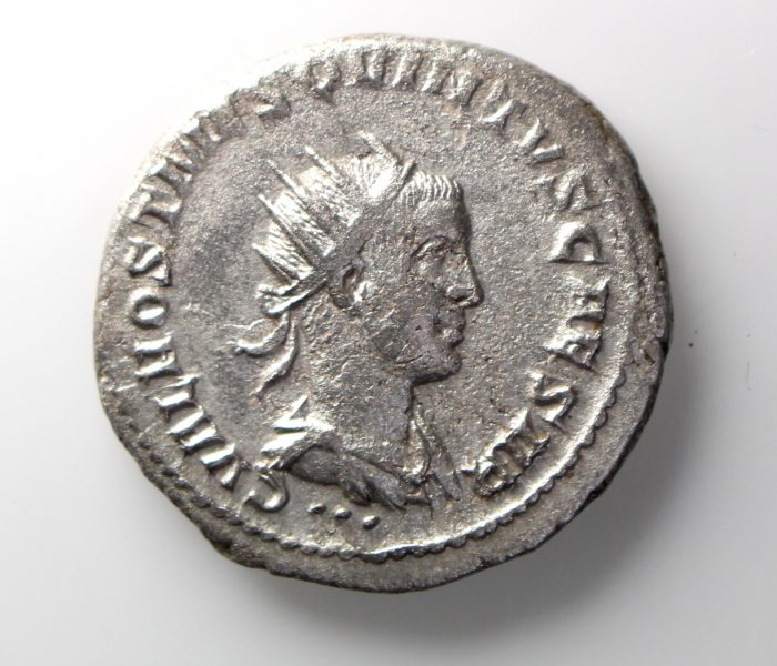 Hostillian Silver Antoninianus 251AD Pannonia v. rare-12699