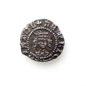 Henry VI Silver Farthing 1422-1461AD Pinecone-mascle issue ext. rare-12715