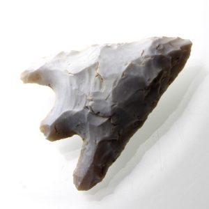 Bronze Age Flint Arrorhead Tanged and Barbed -12839