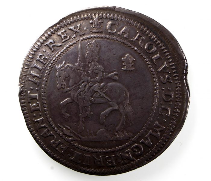 Charles I Silver Half Pound 1625-1649AD Oxford 1643AD-12866