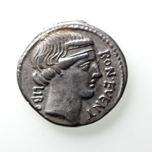 L. Scribonius Libo Silver Denarius 62BC-12903